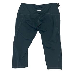 NWT Ododos Leggings Women’s Gray Capri Pockets Pull On Size 2XL